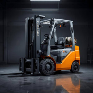 TOYOTA 8FGU25 SOLID PNEUMATIC TIRE 5000LB FORKLIFT WITH SIDE SHIFT